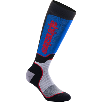 SOCK YTH MX+ BLK/WHT/BL