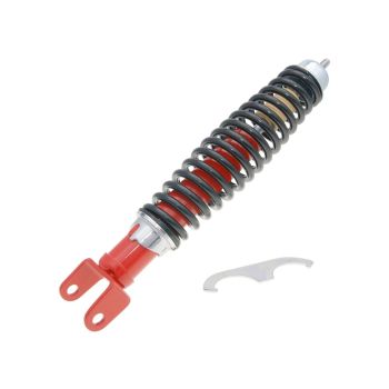 tagumine amortisaator Carbone Sport 345mm punane/must Vespa 50-90-125 Primavera, ET3 jaoks