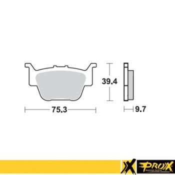 ProX Rearbrake Pad TRX450R 04-14