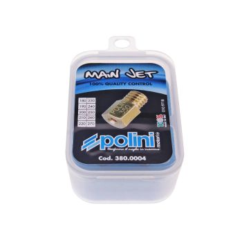 main jet set Polini for Mikuni carburetor size 180 to 270