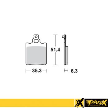ProX Rearbrake Pad KTM65SX 01-03