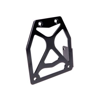 number plate holder 100x116 aluminium black