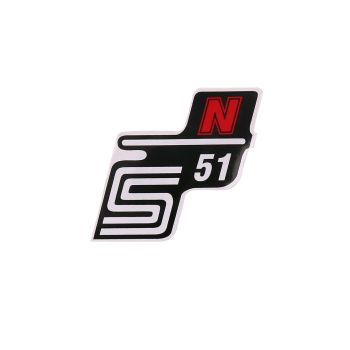 logo foolium / kleebis S51 N punane Simson S51 jaoks