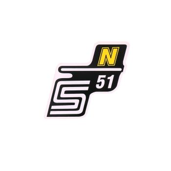 logo foolium / kleebis S51 N kollane Simson S51 jaoks