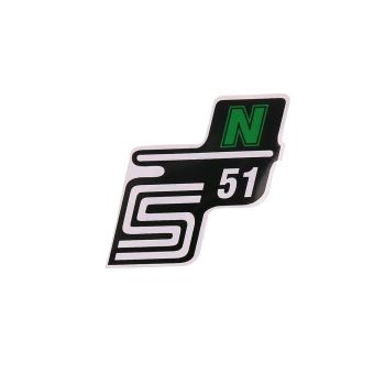 Logo foolium / kleebis S51 N roheline Simson S51 jaoks