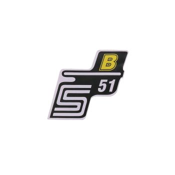 logo foolium / kleebis S51 B kollane Simson S51 jaoks