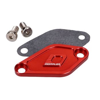 oil pump cover Doppler red for Minarelli AM6, Derbi EBE, EBS, D50B