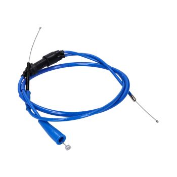 throttle cable Doppler PTFE blue for Derbi Senda 00-, Gilera SMT, RCR -05