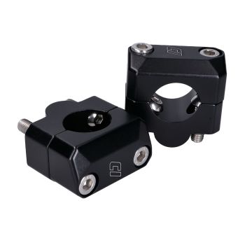 Doppler juhtraua klambrite komplekt 22 mm kuni 28,6 mm must