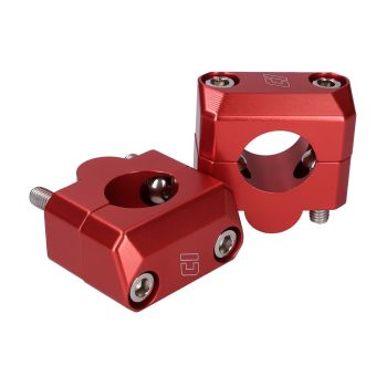 Doppler juhtraua klambrite komplekt 22 mm kuni 28,6 mm punane
