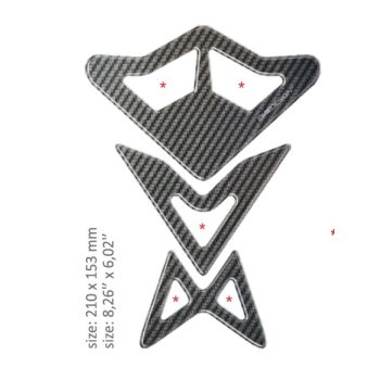 TANK PAD CARBON SUN