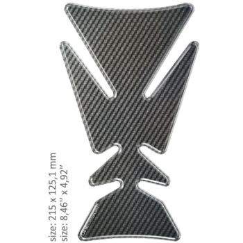 TANK PAD MAXI CARBON LOOK
