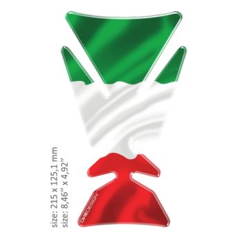 TANK PAD ITALIAN FLAG
