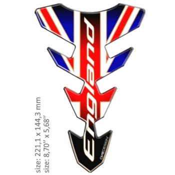 TANK PAD SLIM ENGLAND FLAG