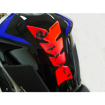 TANKPAD MATT FLUO RED