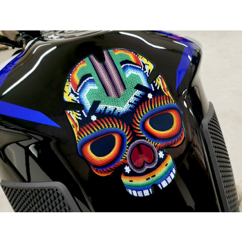 TANKPAD COLOURED SKULL