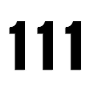 NUMBER #1 13X7CM BK