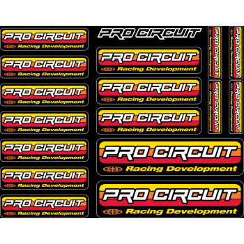PRO CIRC LOGO DECAL SHEET
