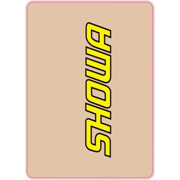 DECAL UPPER FORK SHOWA YL