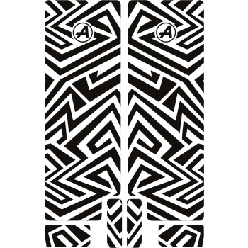 FORK DECAL BK LINES GLOSS