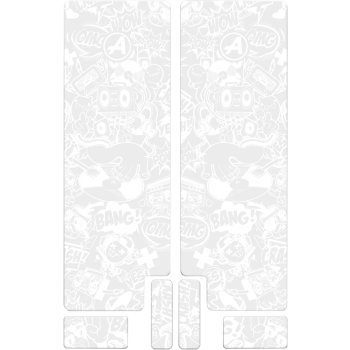 FORK DECAL WT COMIC MAT
