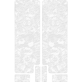 FORK DECAL TEXTURED WT COMIC