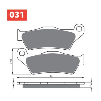 GOLDFREN Brake Pads 031 Ceramic Carbon S33