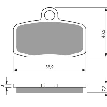 GOLDFREN Brake Pads 307 Ceramic Carbon AD