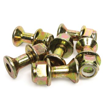 TALON Bolt M8x30 insex försänk drevbult med mutter, 6-pack