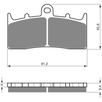 GOLDFREN Brake Bads 318 Ceramic Carbon S3