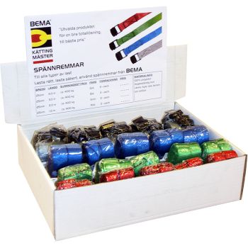 Bema surrningslinor sortiment 20par 0.5m-4.0m