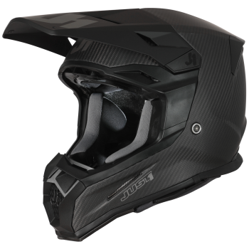 Just1 Helmet J-22 C Solid Exposed Carbon Matt