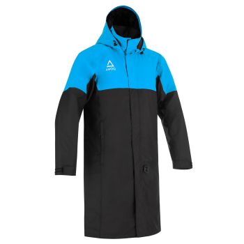 AMOQ Apex Racing Pit Coat Black/Sky Blue 2XL