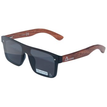 AMOQ Burst Sunglasses PLRZD Wood-Smoke