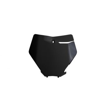 UFO Front number plate KTM125-525 SX/SXF 2019- Black 001