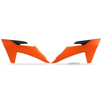 UFO Radiator covers SX/SX-F 125-450 23- Orange 127