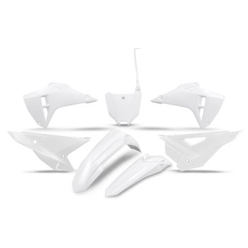 UFO Plastic kit 5-parts White CRF250R 25-. CRF450R 25-..
