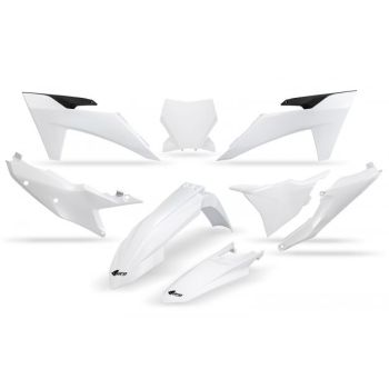 UFO Plastic kit 5-parts KTM SX/SXF125-450 23- White 042
