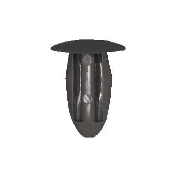 CANONE CLIP Ø 6,2 MM POM GREY. 25Tk.