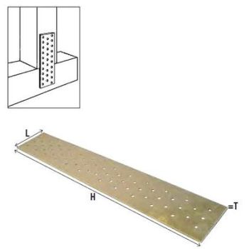 Naelutatav plaat 40X160X2