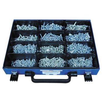 FÖRCH metallikruvide komplekt DIN 7985