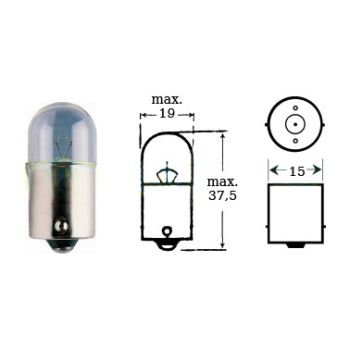 Bulb 12v 5w Ba 15s