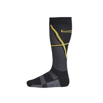 Lindstrands Cool Sock Black/Yellow 36-40