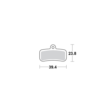 Motomaster Brake pad bicycle Organic Pro: Shimano D type