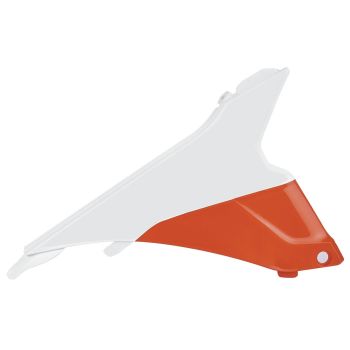 Polisport airbox cover KTM SX/SXF/XC/XCF 2015 white/orange oem