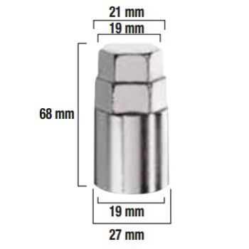 REHVIVÕTME ADAPTER, 21MM / 19MM