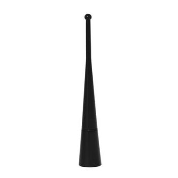 Alumiinium antenn, spillo, must, 100mm