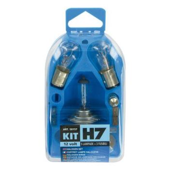 Lambipirnide komplekt, 8-osaline, 12v, h7 halogen