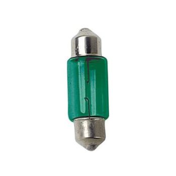 Lambipirnid, festoon, 10w, 12v, roheline, 11x31mm, sv8.5-8