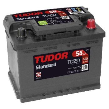 TUDOR 55AH 460A 242X175X190 STANDARD